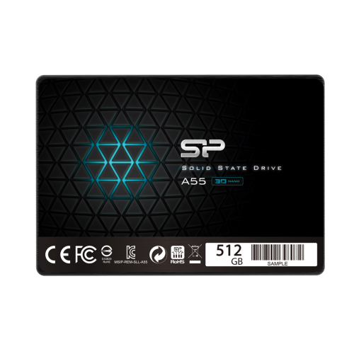 כונן קשיח Silicon Power A55 512GB 2.5 אינץ' SATA TLC SSD