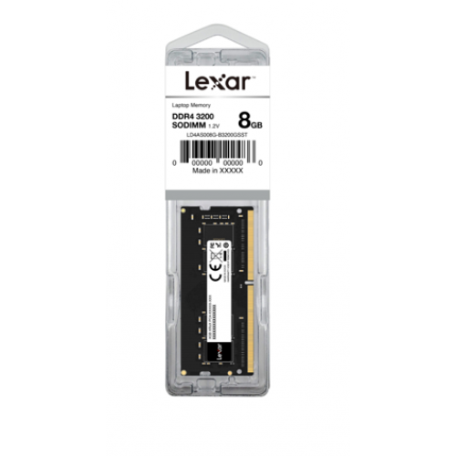זיכרון RAM Lexar SODIMM 8GB DDR4 3200Mhz 260pin 1.2V באריזת בליסטר